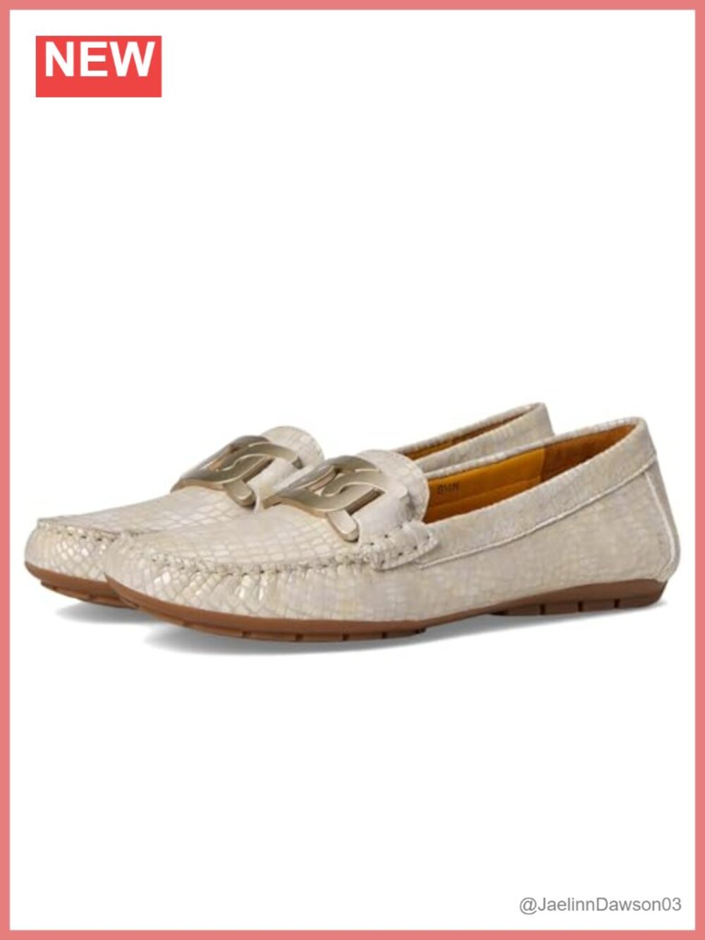 VANELi Aiker Metallic Print Slip On Mocc Flats Casual